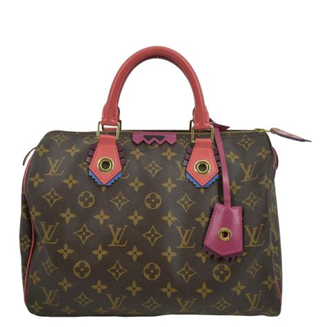 louis vuitton speedy 30 totem flamingo